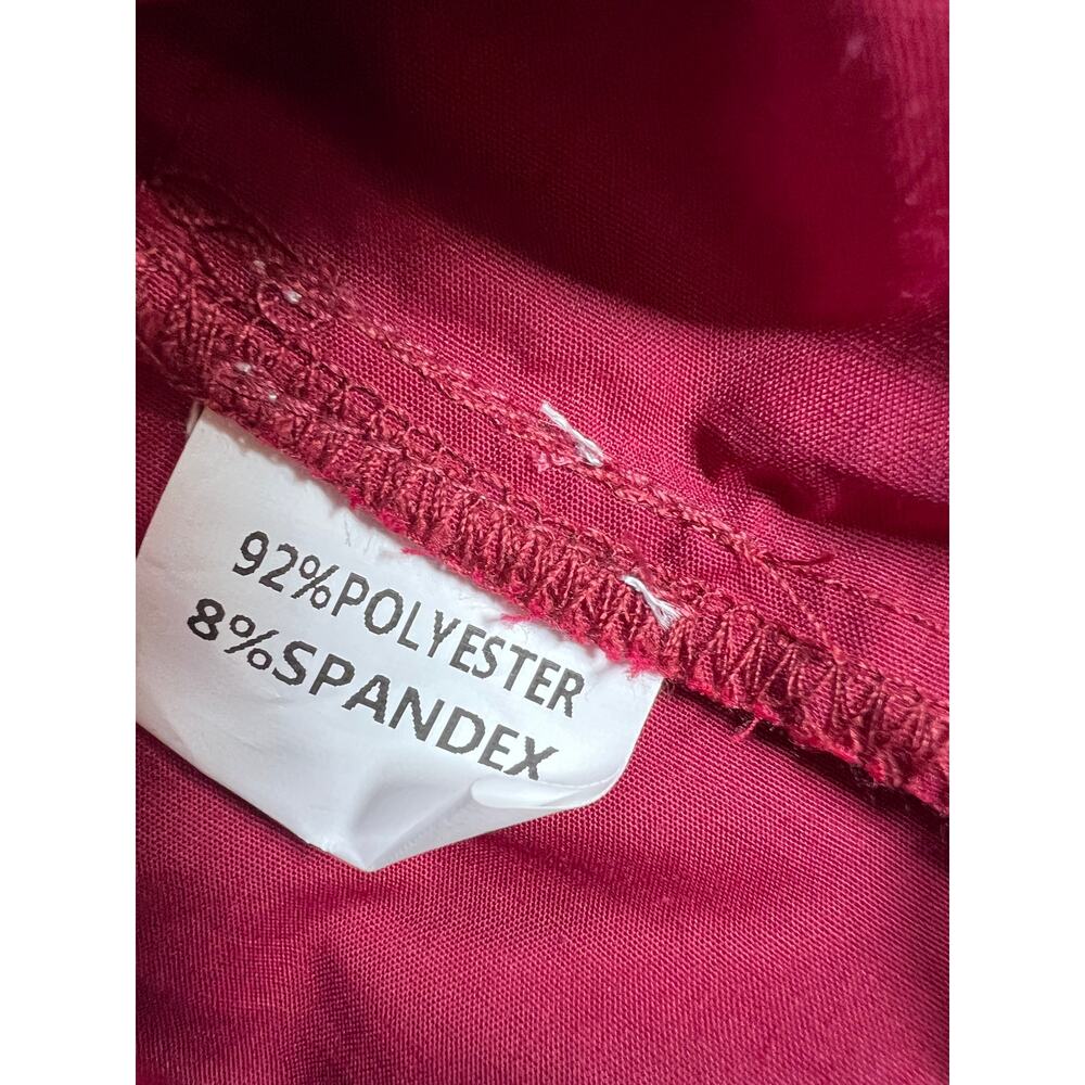 Evie's Closet Cardinal Red Simplicity Dress Bow Ruffles Smocked Size 6 NEW - Picture 4 of 7